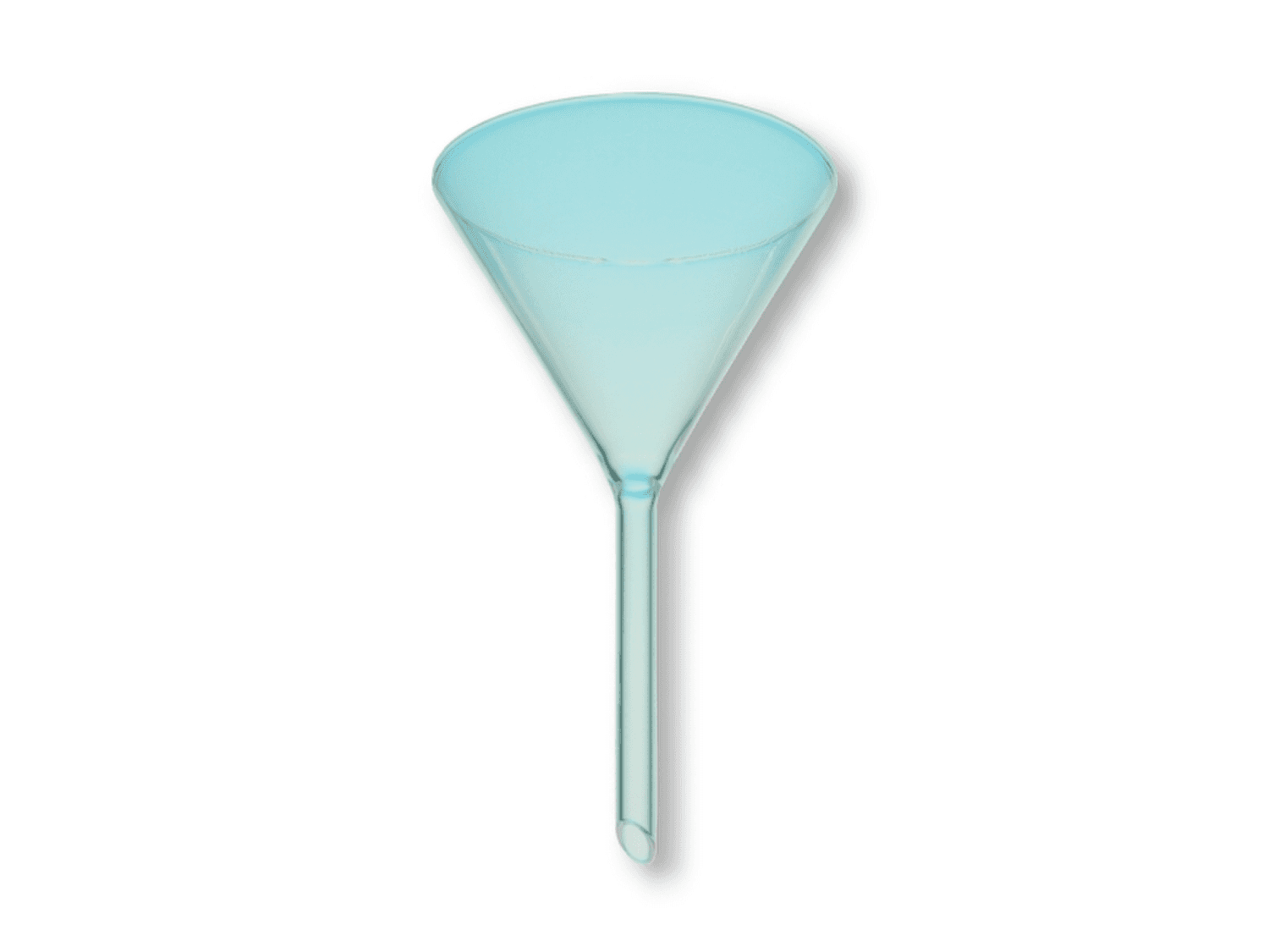Entonnoir en verre Simax diamètre 200mm tige courte