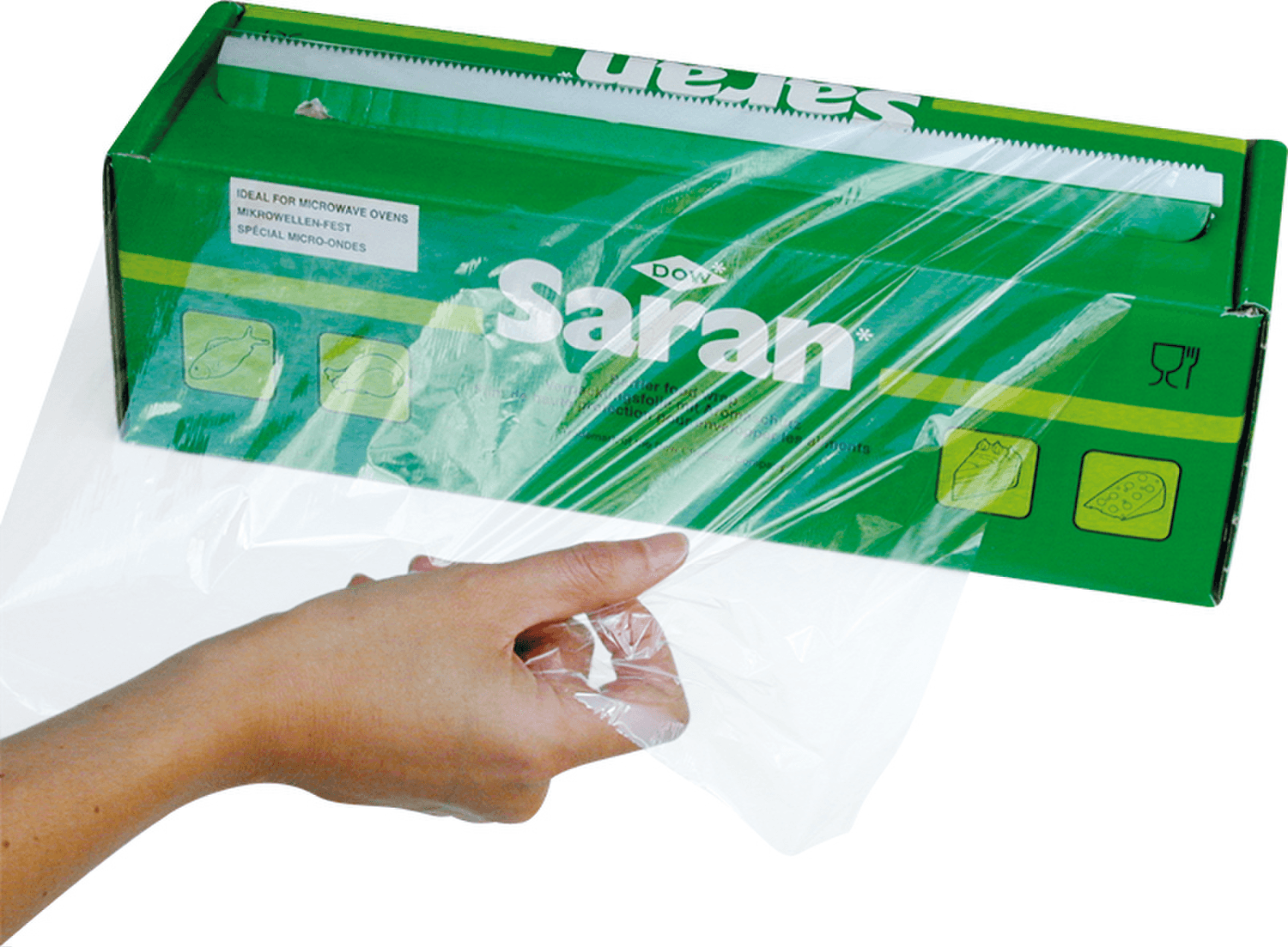 Film plastique Saran™ transparent