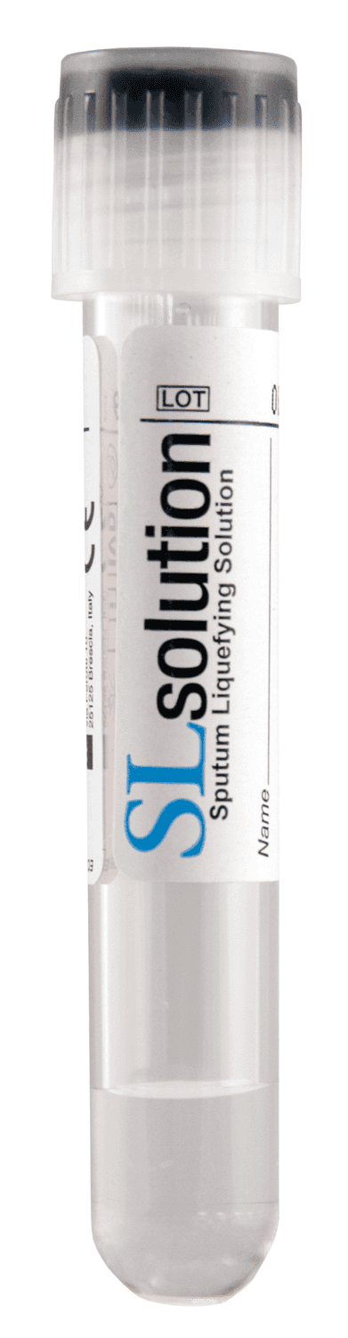 SLSolution™ solution DTT 1ml pour la liquéfaction des expectorations sans écouvillon en tube PET