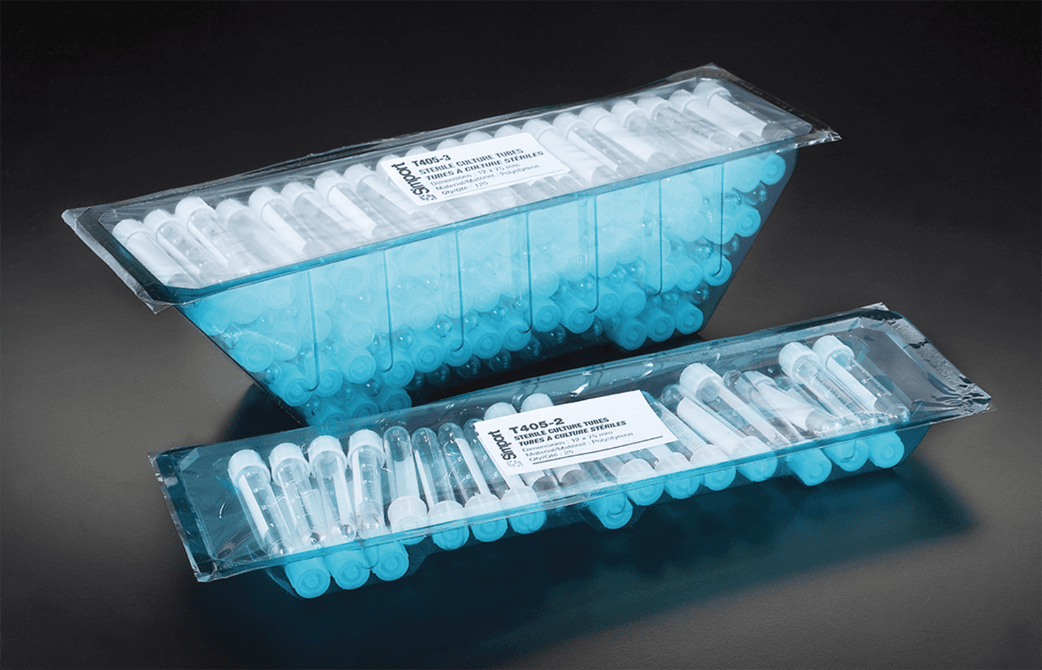 Tube de culture cellulaire en polypropylène avec cape stérile
