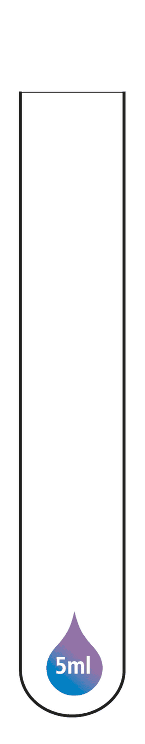Tube 5ml fond rond bord droit 13x75mm CEB