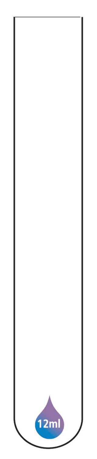 Tube 12ml fond rond bord droit 16x100mm