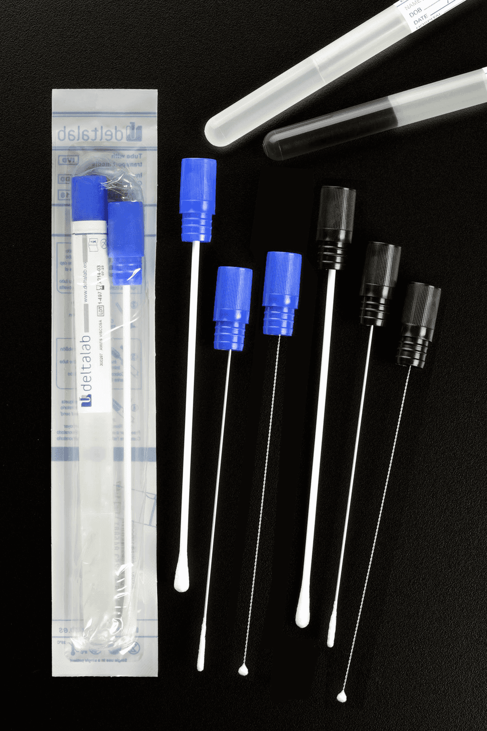 Écouvillon standard avec milieu Amies gel stérile