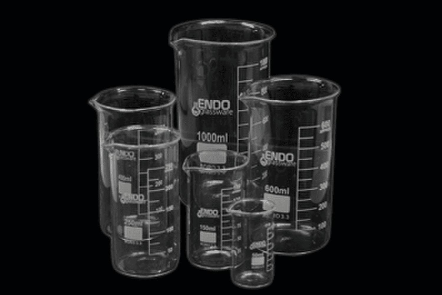 Bécher en verre ENDOglassware forme haute avec bec