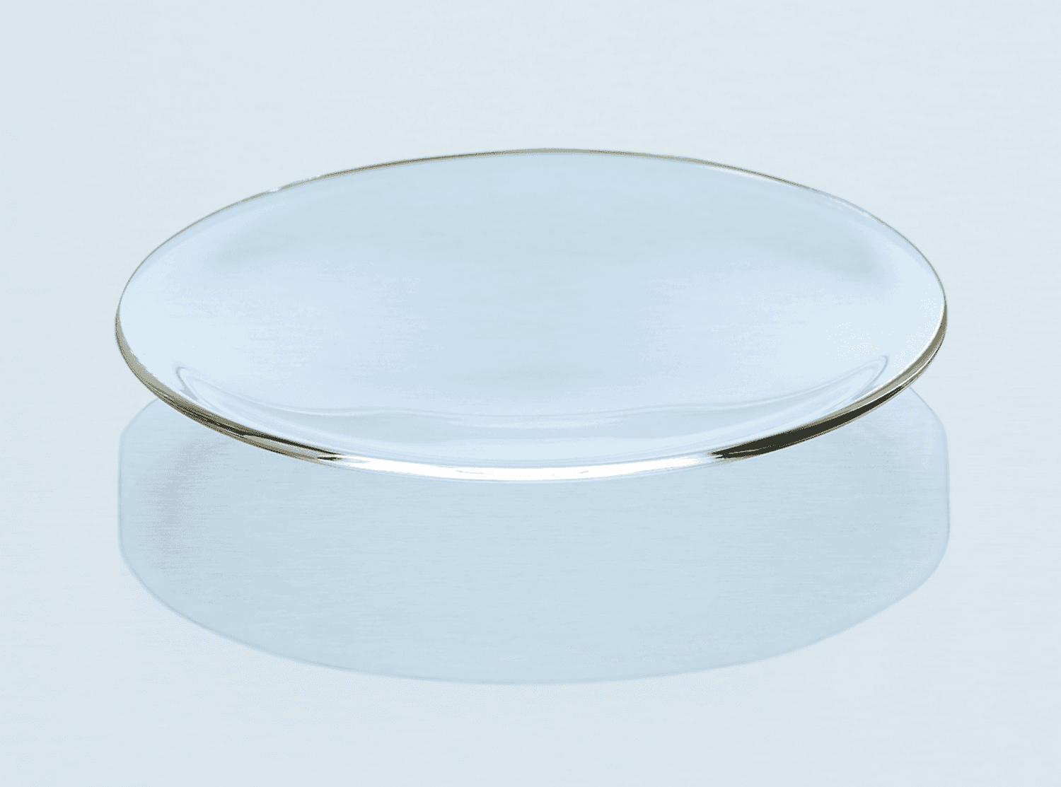 Verre de montre en verre Duran® bord rebrûlé