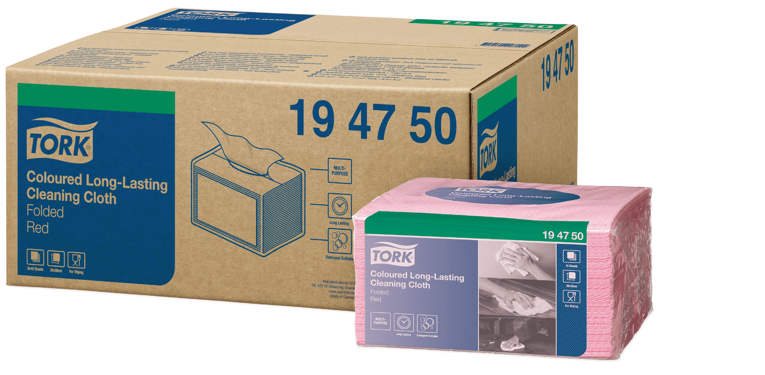Lavette Tork® 30x38cm en paquet de 40 formats
