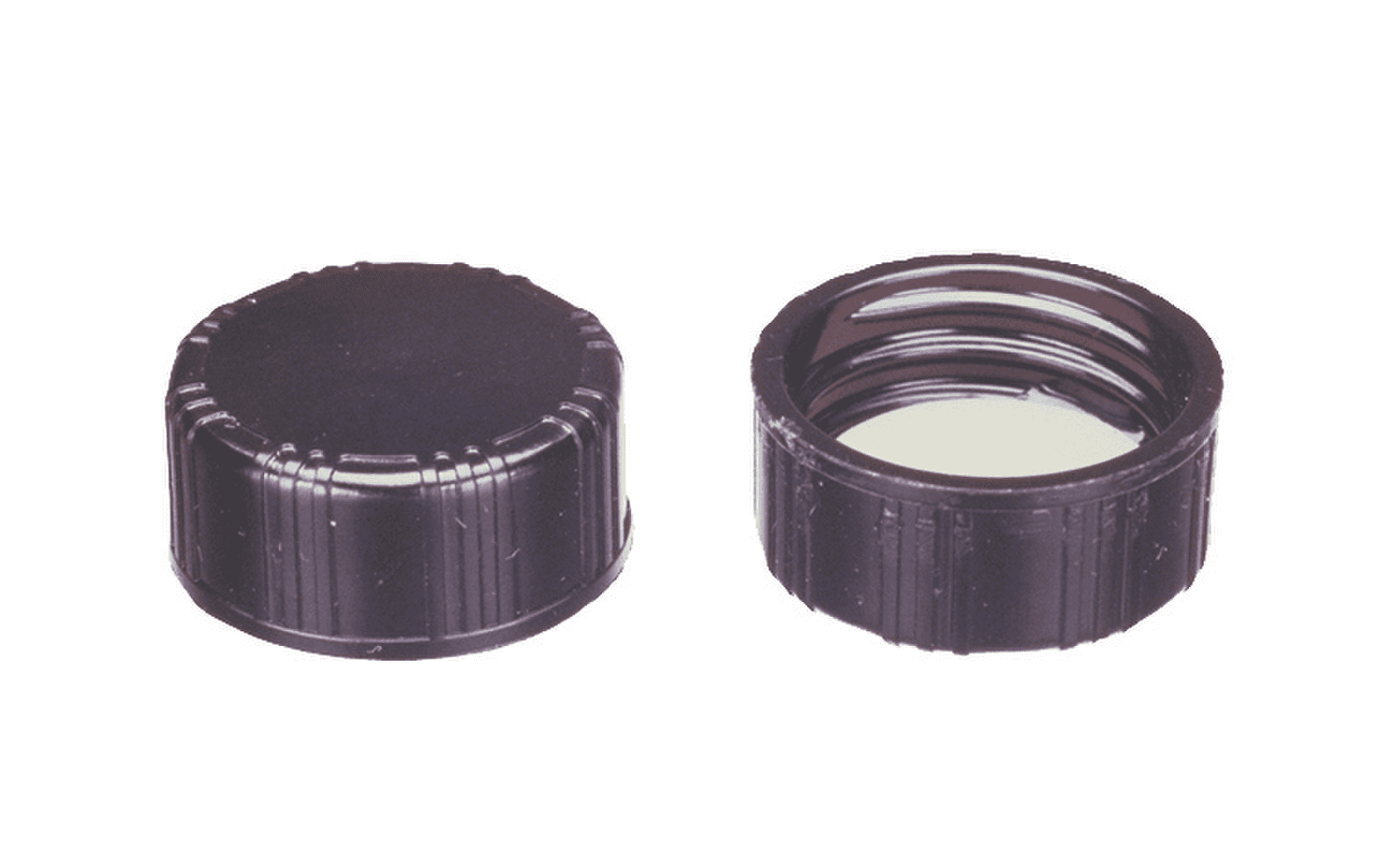 Bouchon coiffant vissant en phénoplaste joint en PTFE