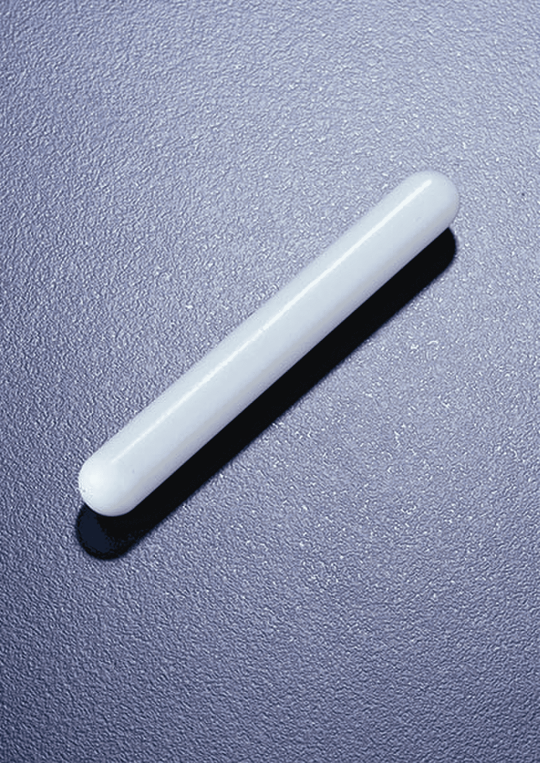 Barreau aimanté en PTFE forme cylindrique lisse