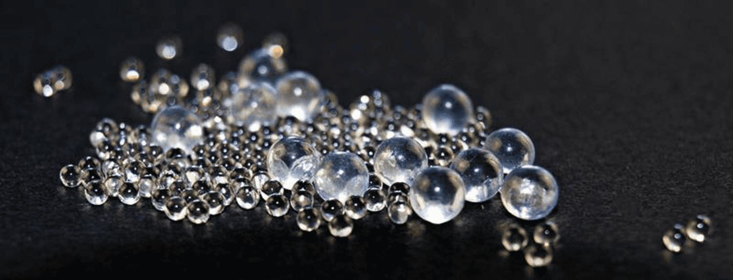 Billes en verre sodocalcique, en sac de 1kg