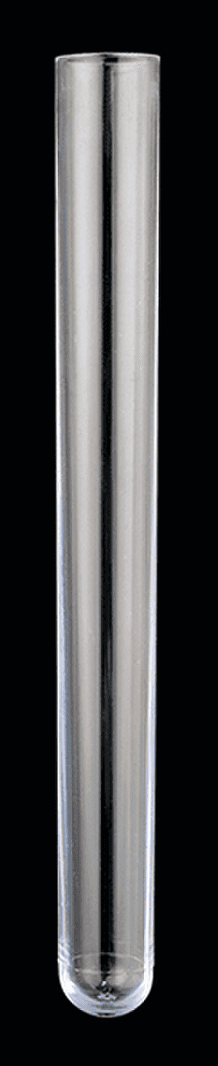 Tube 17ml en polystyrène fond rond 16x150mm