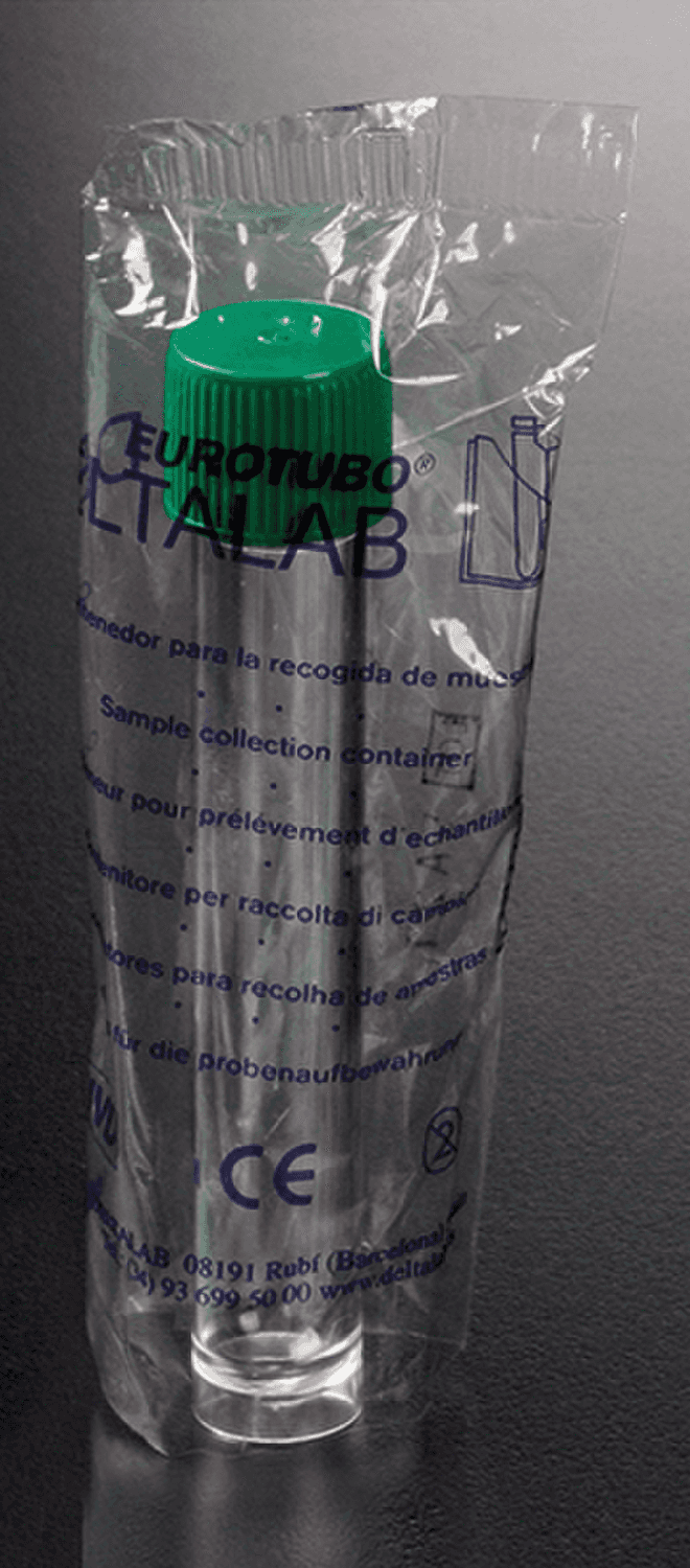 Tube 12ml en polystyrène fond rond à jupe cape à vis verte 16x100mm stérile sous emballage unitaire