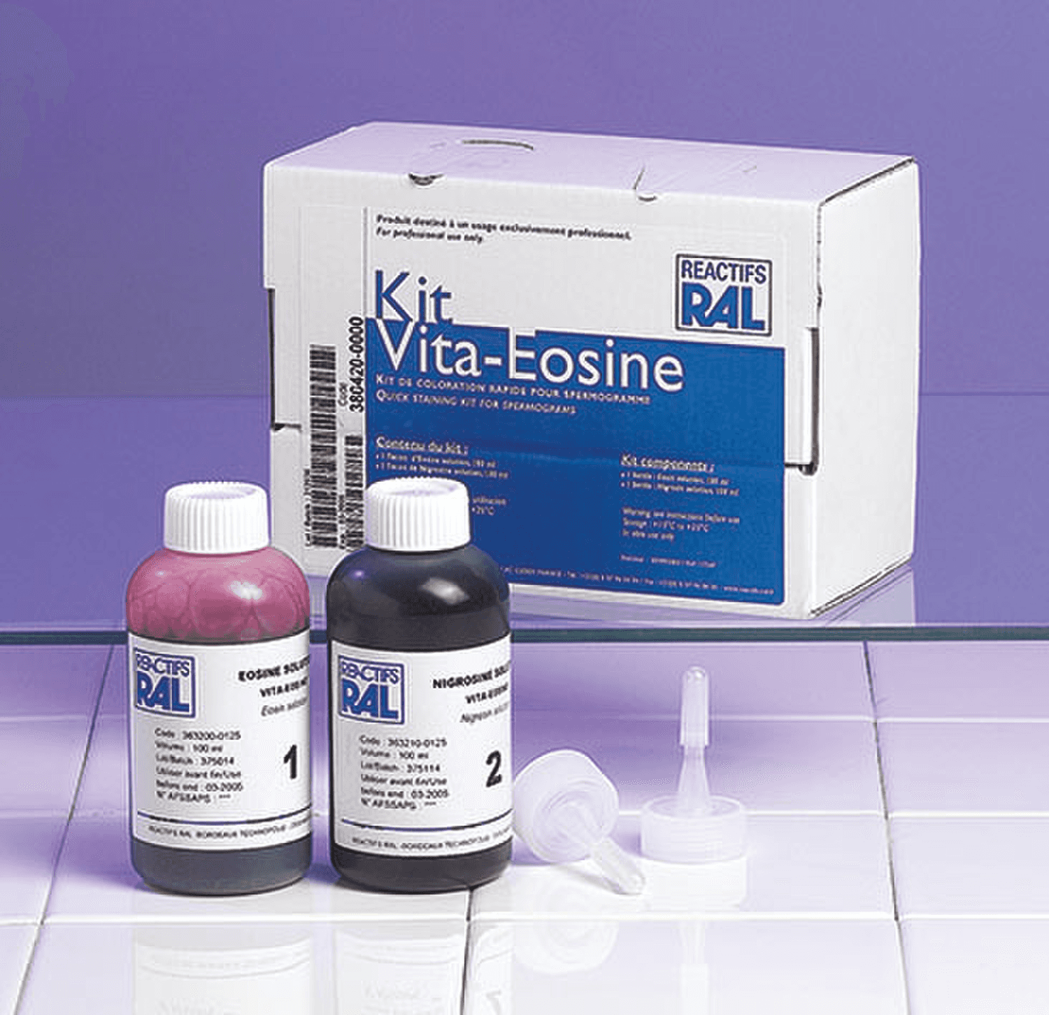 Kit Vita-Eosine pour spermogramme RAL Diagnostics
