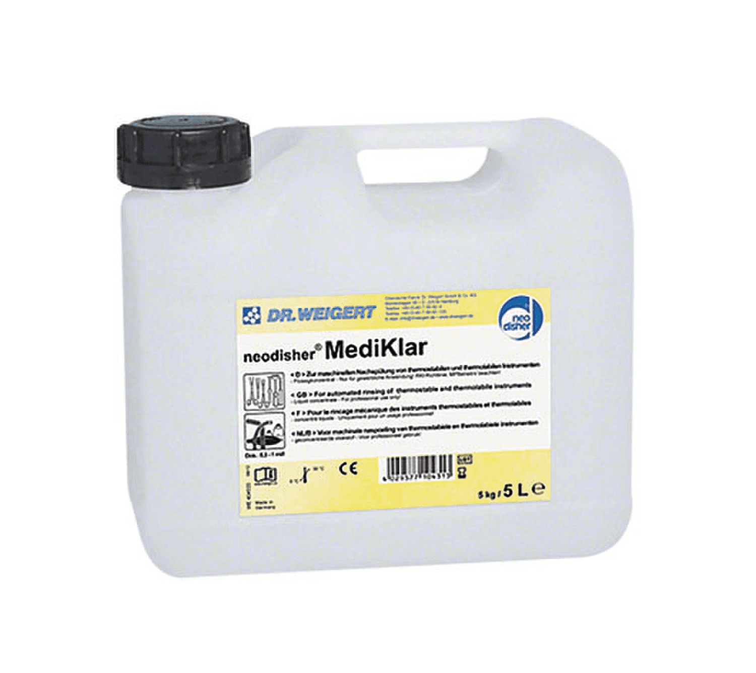 Liquide de rinçage Neodisher® MediKlar, bidon de 5L