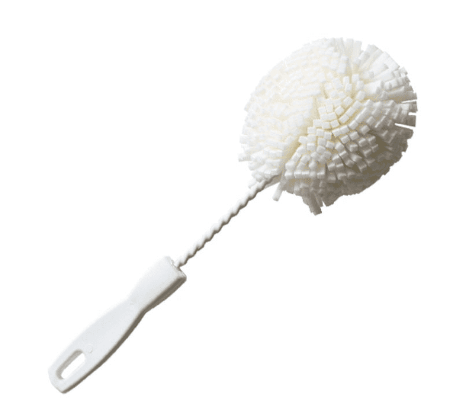 Goupillon en mousse pour flacons et béchers, mousse 70x100mm, long. totale 250mm