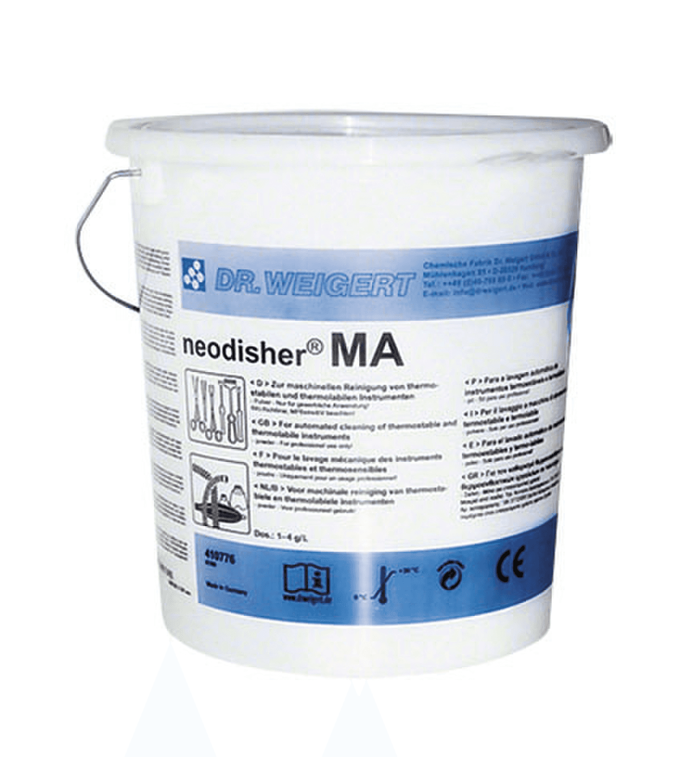 Détergent alcalin en poudre Neodisher® MA, pour autolaveur