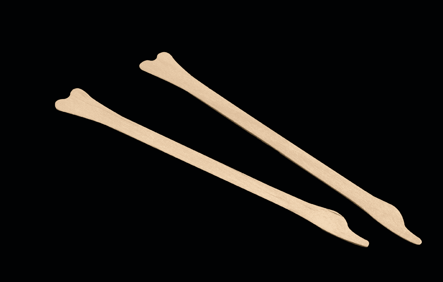 Spatule d'Ayres en bois pour recueil cervical