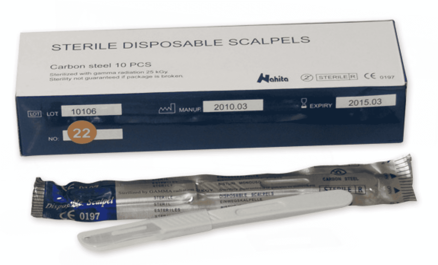 Scalpel Nahita™ stérile à usage unique