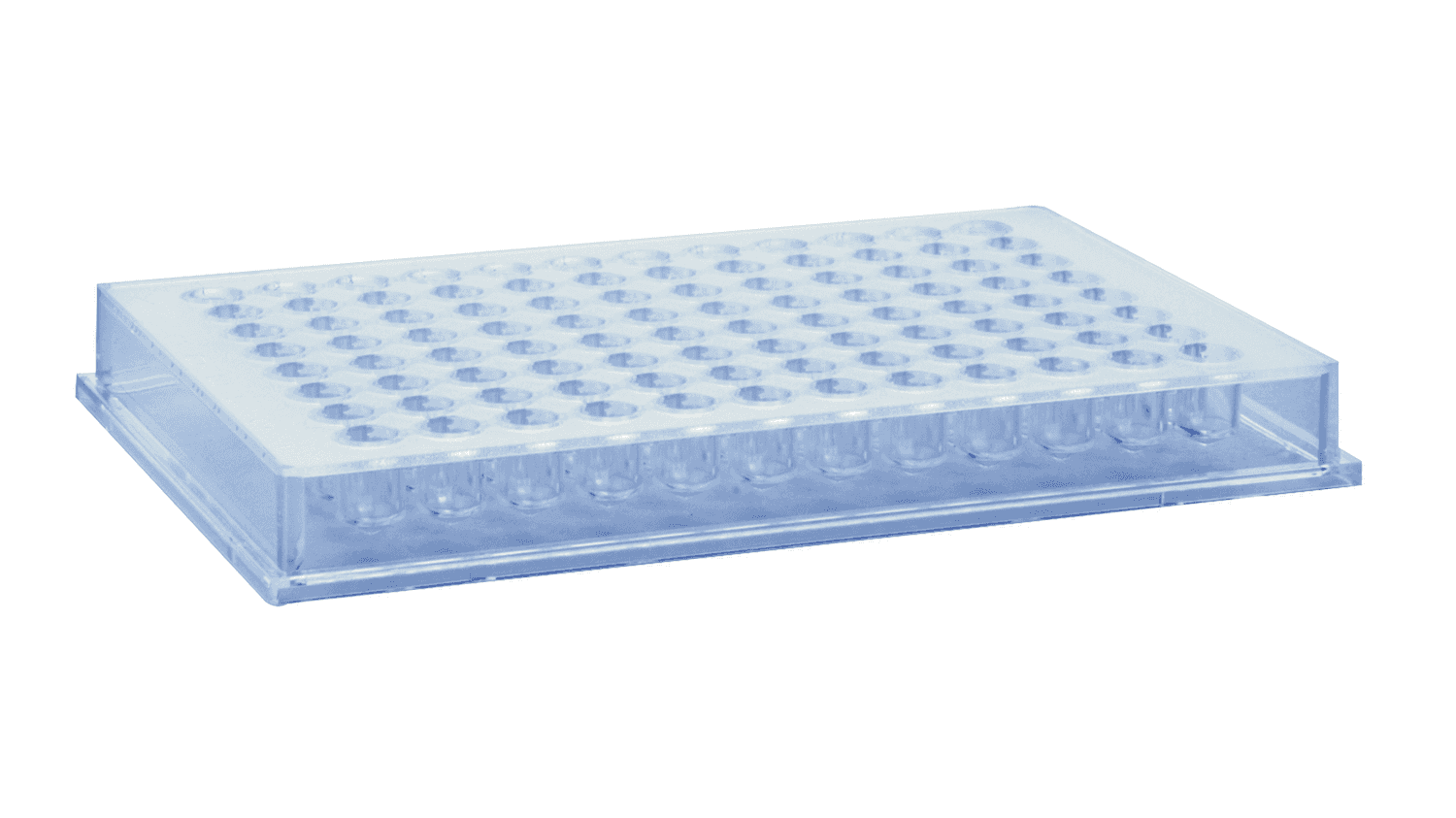 Plaque 96 puits non traitée stérile en polystyrène pour technique ELISA