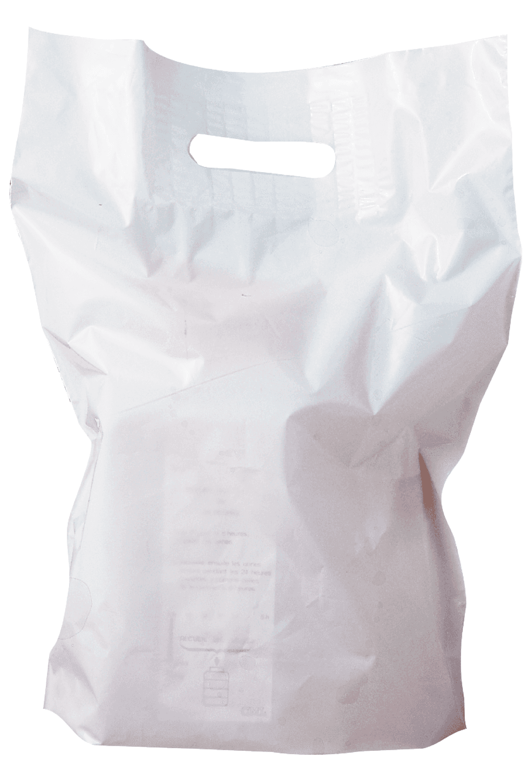 Sachet de transport 295x450mm avec poignée blanc