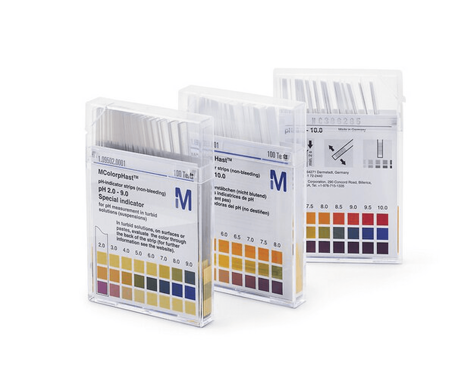 Bandelette indicatrice de pH Merck MColorpHast™