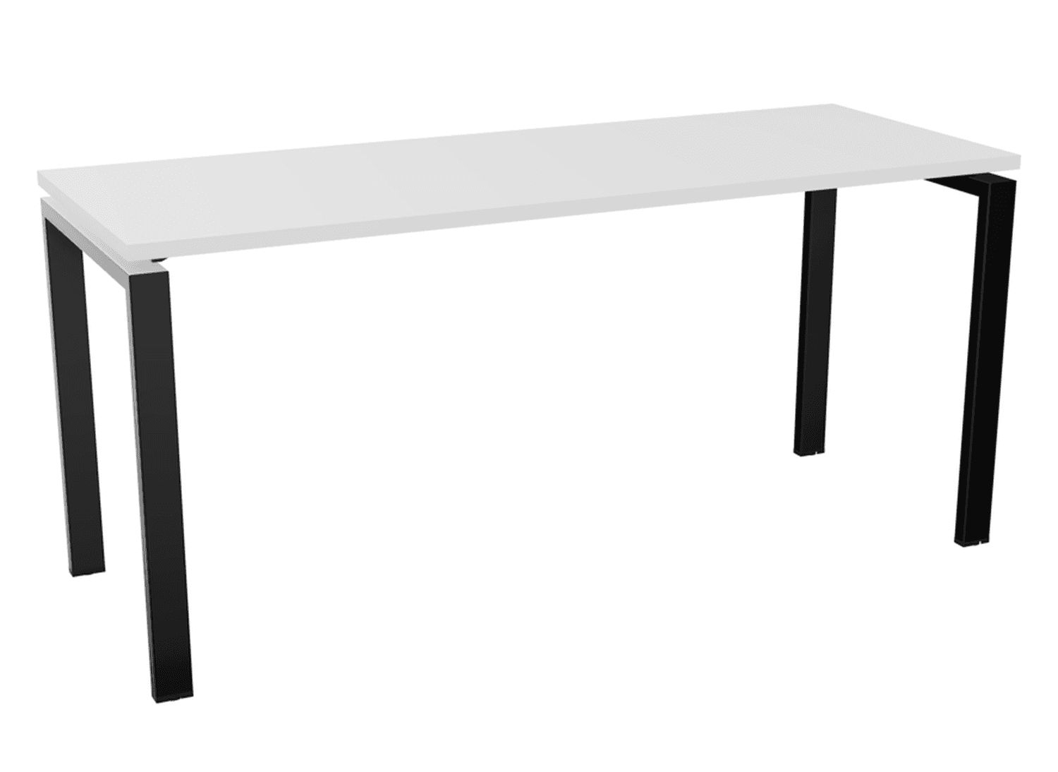 Bureau rectangle Conect 160x60 pied fixe rectangulaire arche MG SG