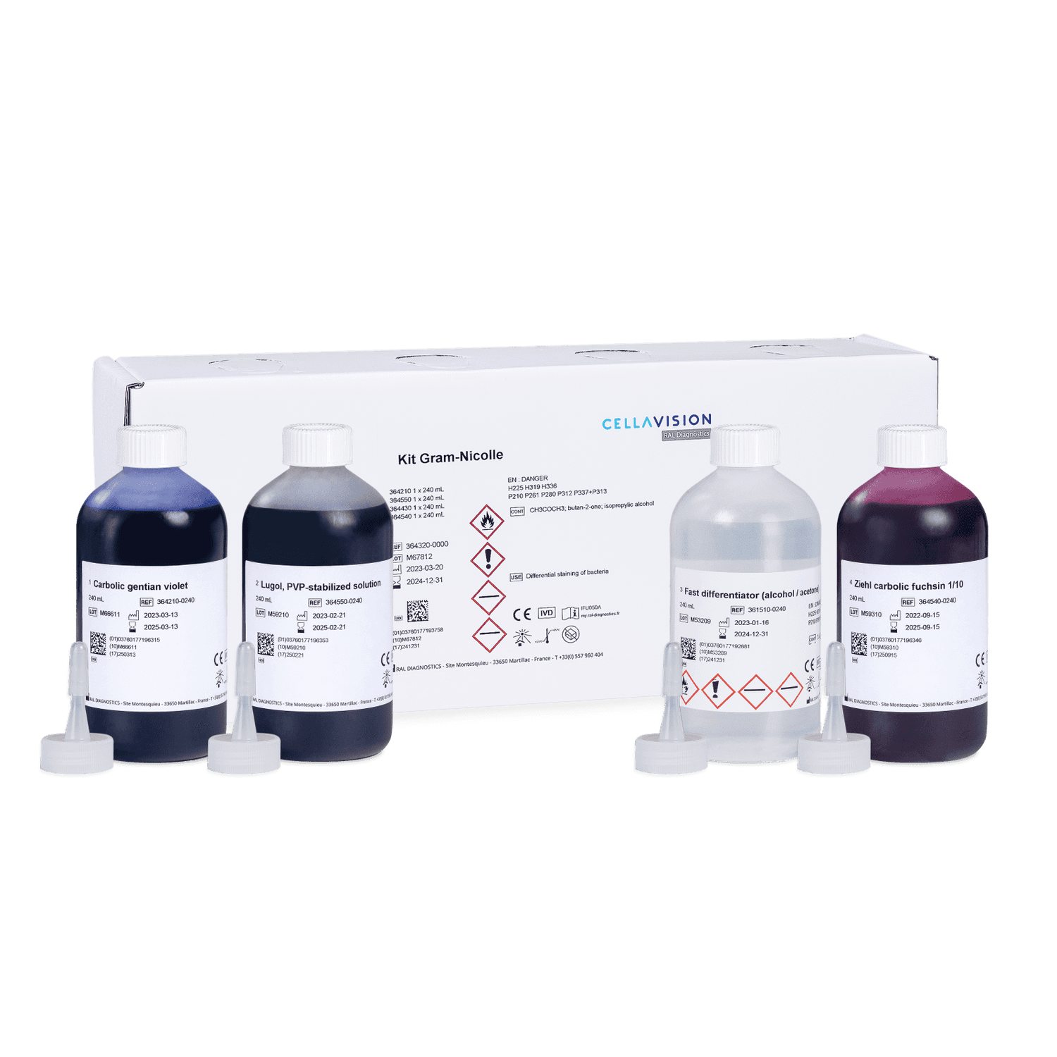 Kit Gram-Nicolle RAL Diagnostics