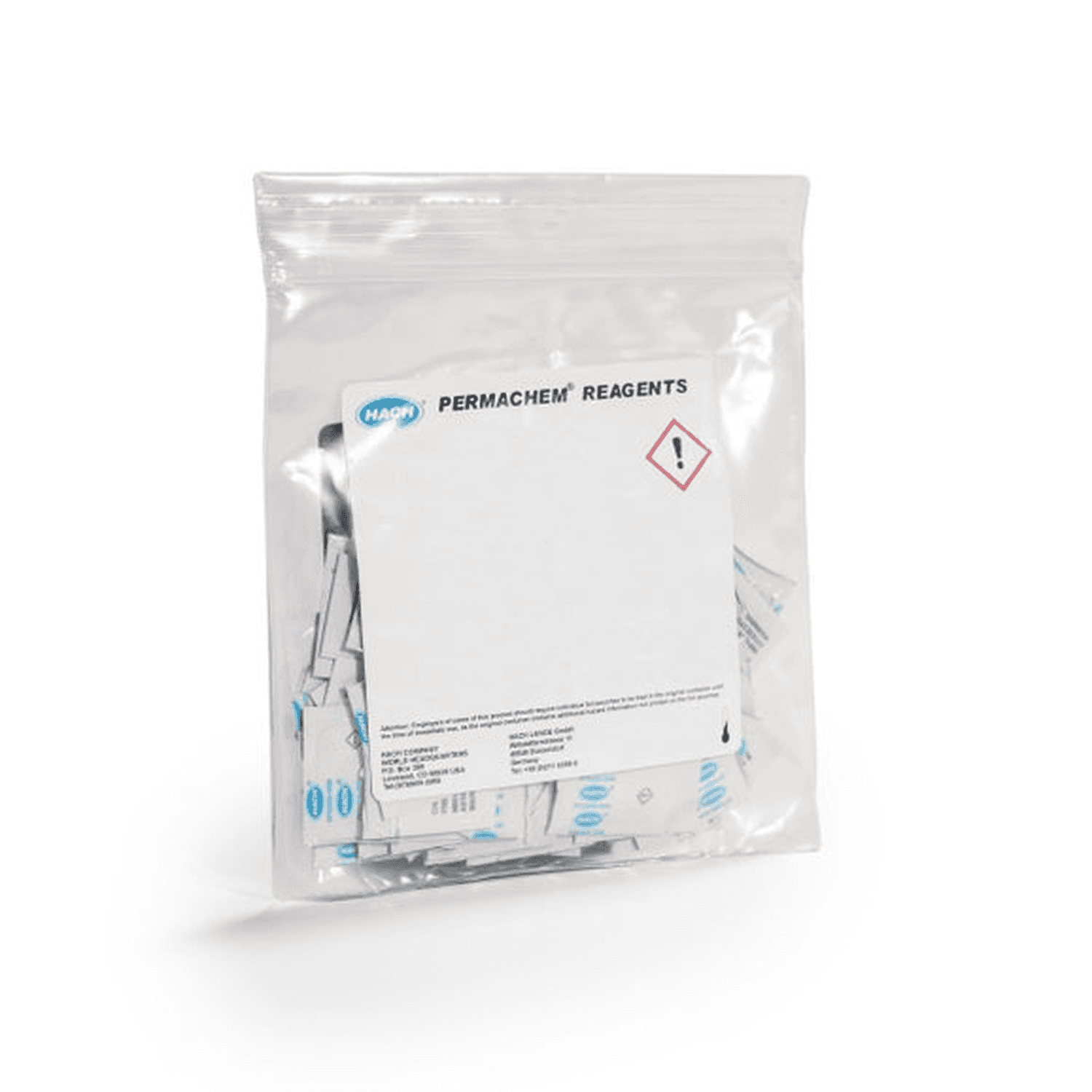 Réactif Diphenylcarbazone pour échantillon de 100ml Hach, 100 sachets de poudre