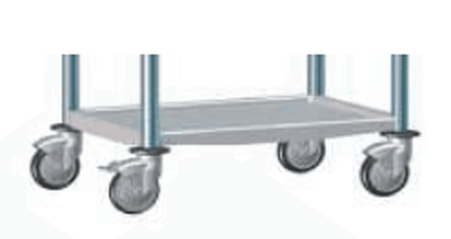 Tablette inférieure pour guéridon agily 600x400mm, thermoplastique, 600 x 400mm (lxp)