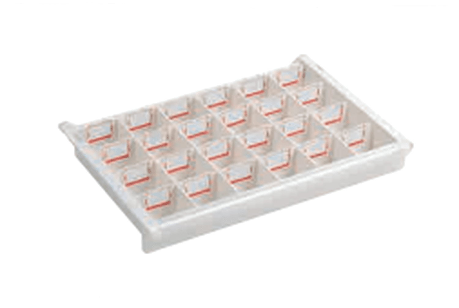 tiroir pour caisson neop 600x400mm, abs pc, blanc, 605 x 404 x 75mm (lxpxh)