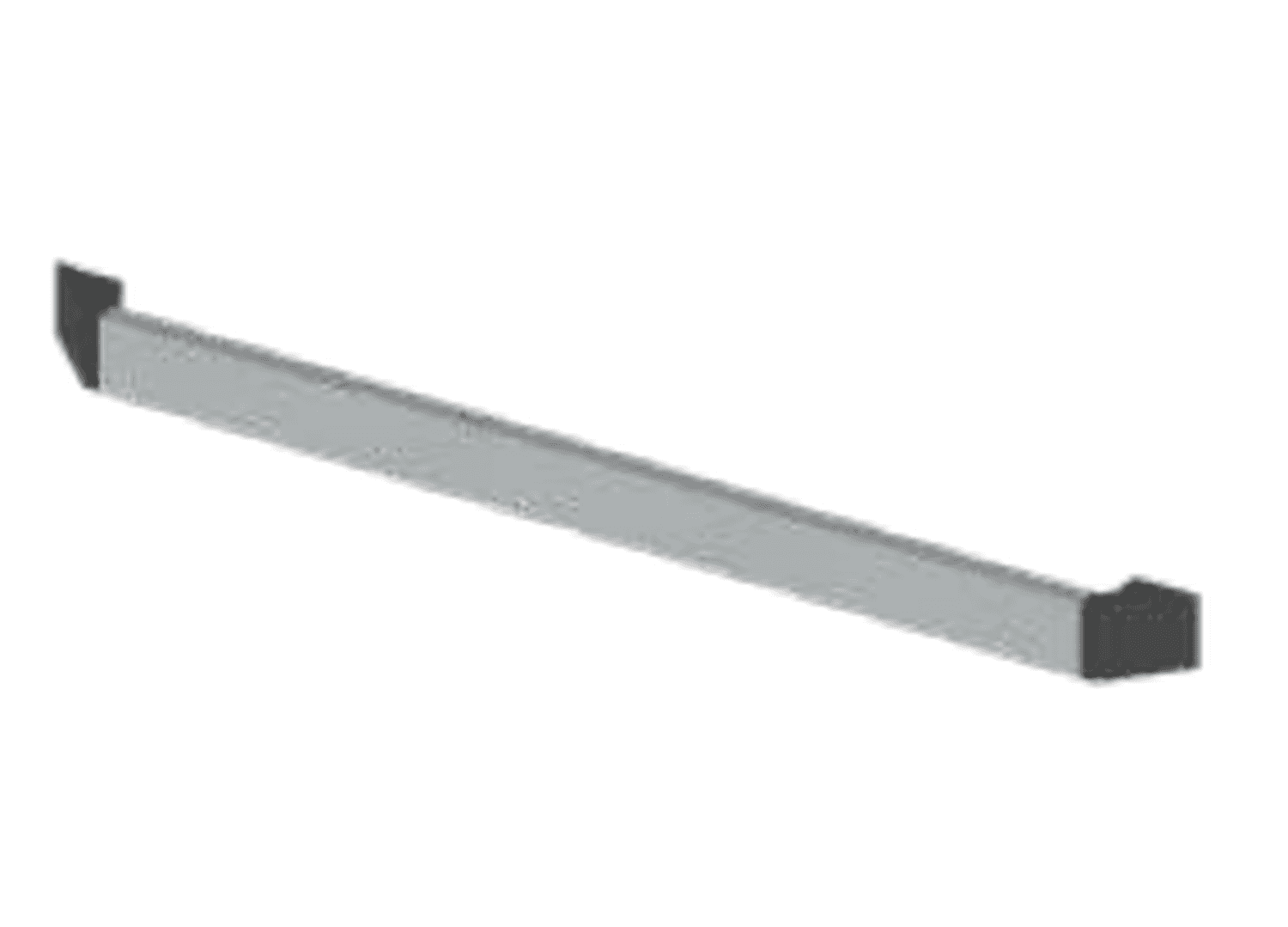 rail normalisé latéral pour caisson/chariot neop, en bas à droite, 400mm (l)