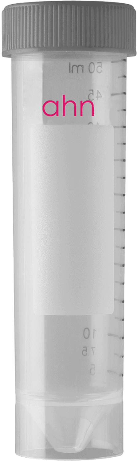 Tube à centrifuger 50ml gradué en polypropylène fond conique à jupe cape à vis stérile myTube® CT