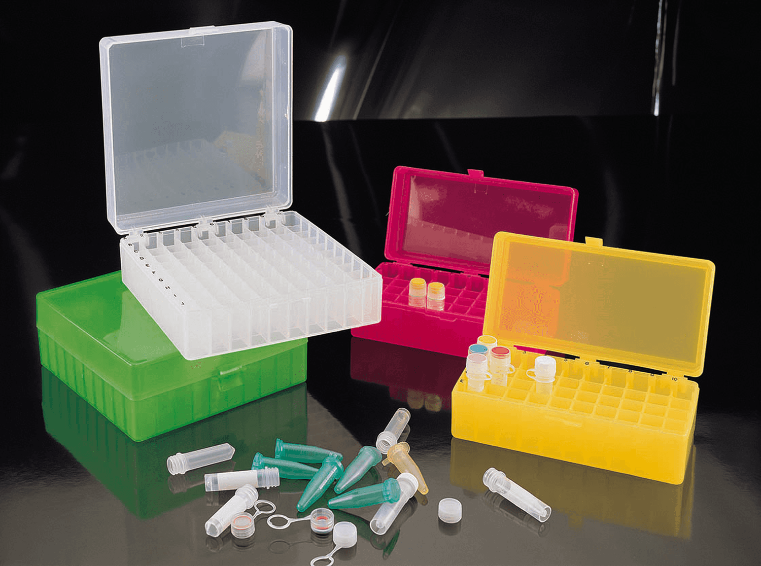 Cryoboîte en polypropylène pour cryotubes de 2ml