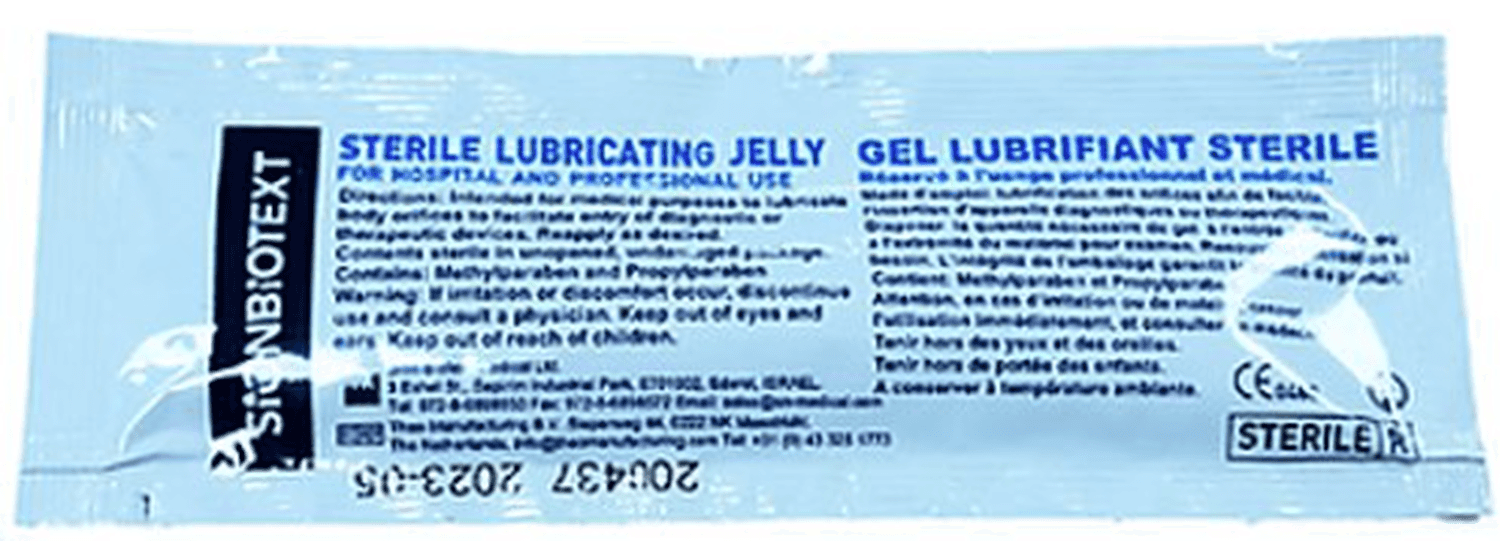 Gel lubrifiant sachet stérile unitaire de 5g