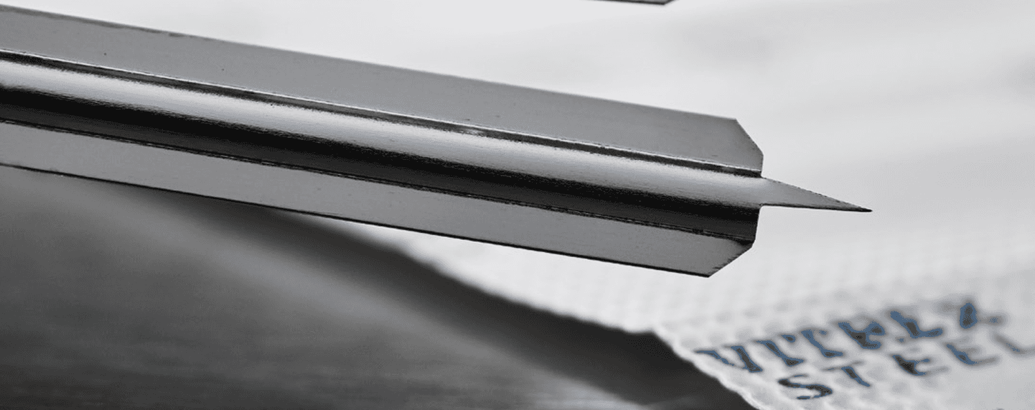 Lancette Vitrex® Steel pointe plate emballage unitaire