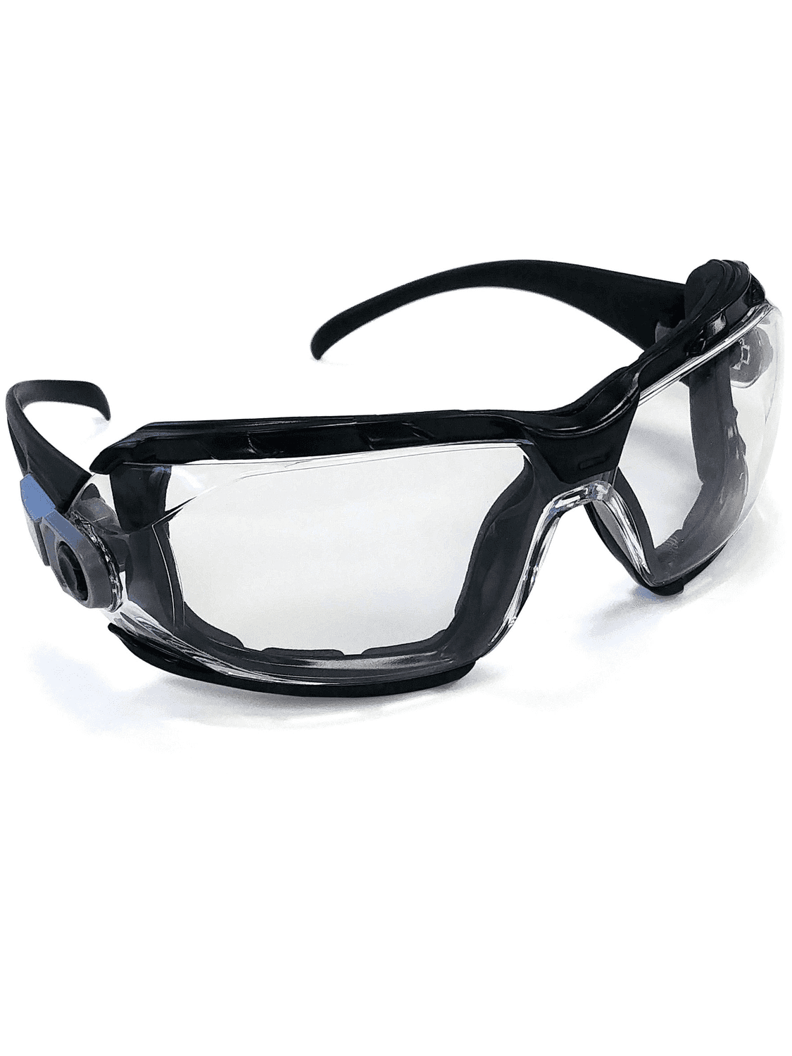 Lunettes avec mousse amovible, large champ de vision