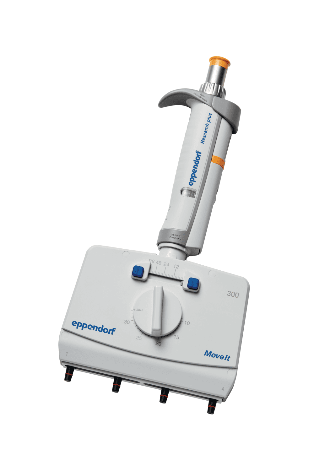 Micropipette Eppendorf Research® plus Move It® 4 canaux