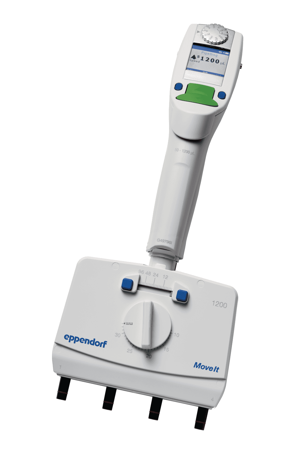Micropipette Eppendorf Xplorer® plus Move It® 4 canaux
