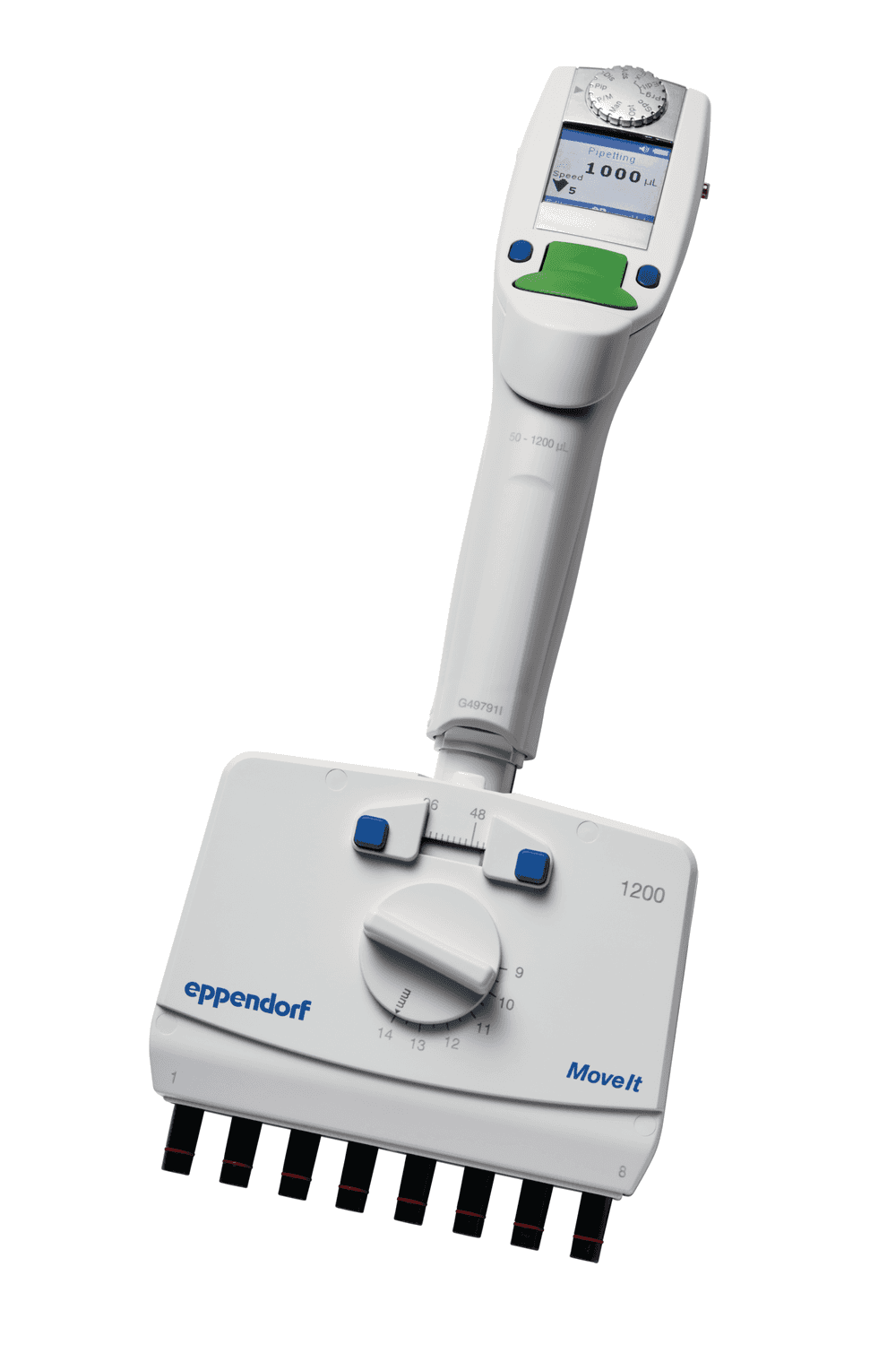 Micropipette Eppendorf Xplorer® plus Move It® 8 canaux