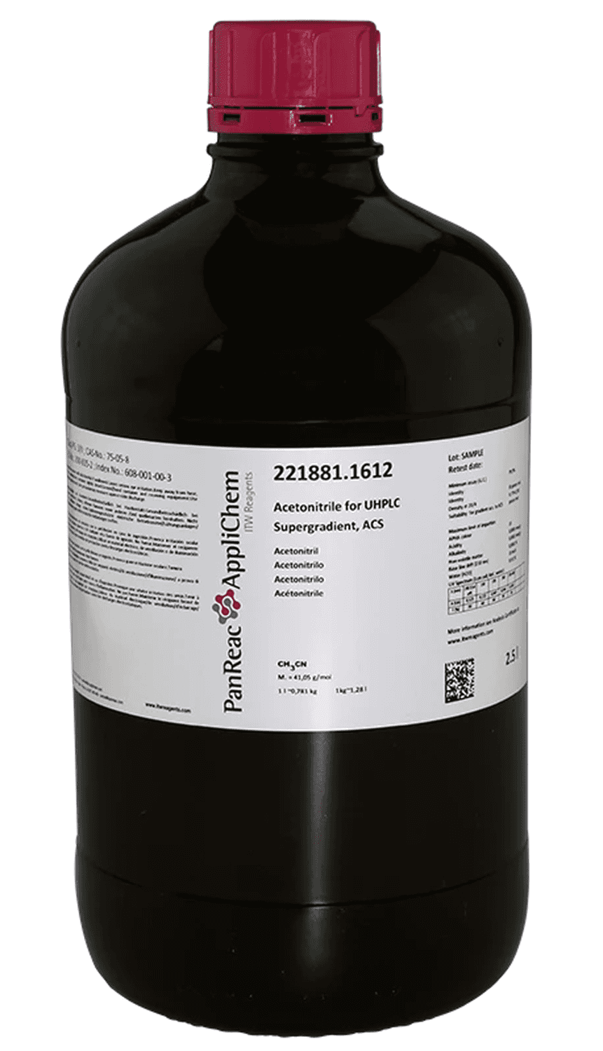 ACETRONITRILE HPLC SUPERGRADIENT (REAG. PH. EUR), ACS, 2,5L