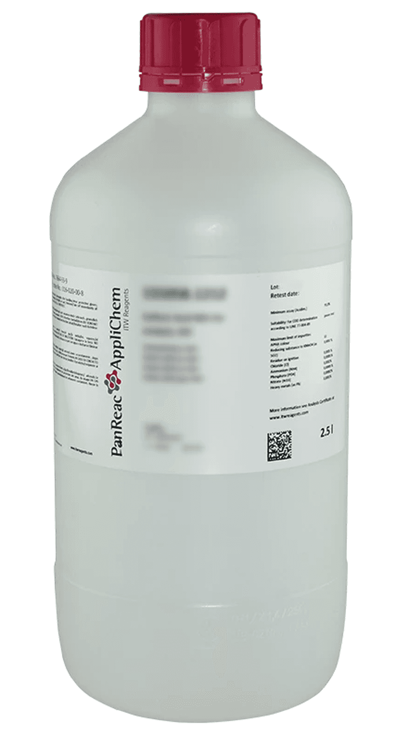 Méthanol  (USP-NF,BP,Ph.Eur.) Prs Codex Panreac, 2,5L