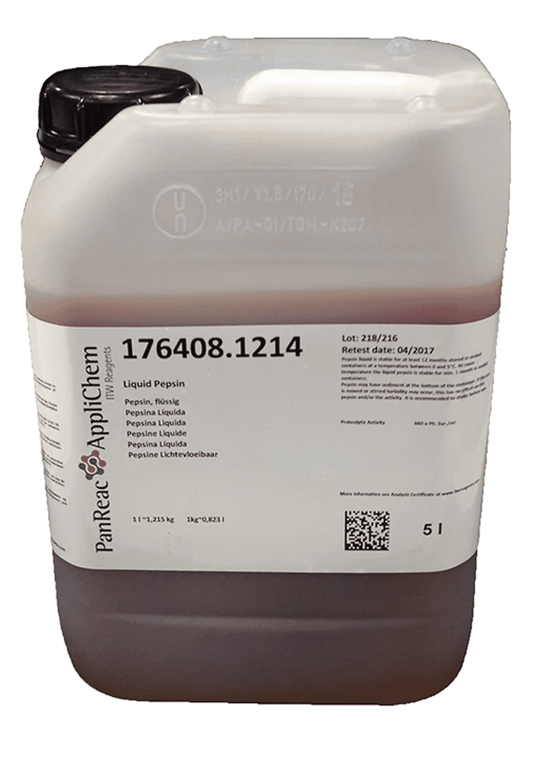 Pepsine liquide Panreac, 5L