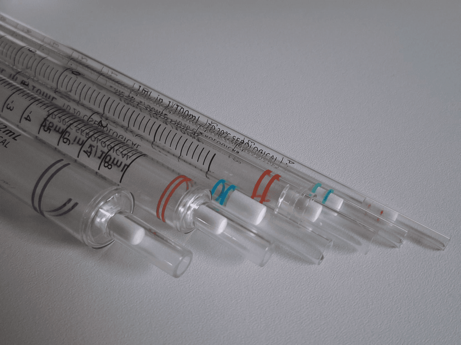 Pipettes graduées non stériles