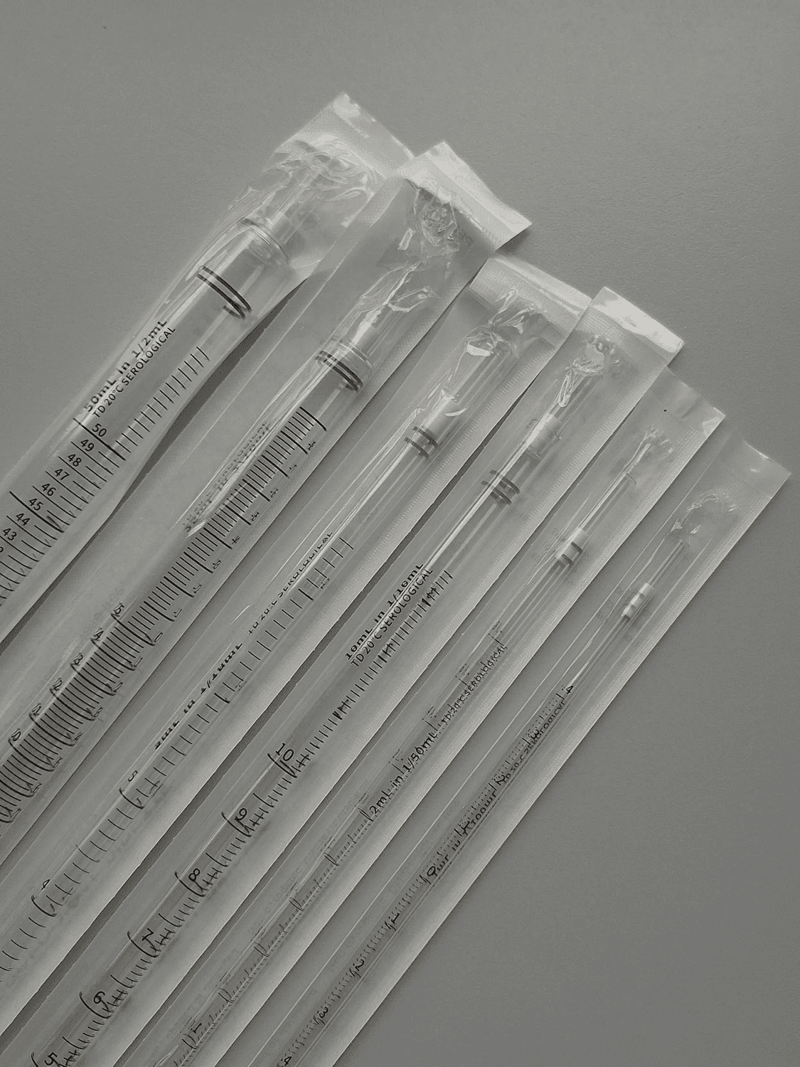 Pipettes graduées stériles unitaires
