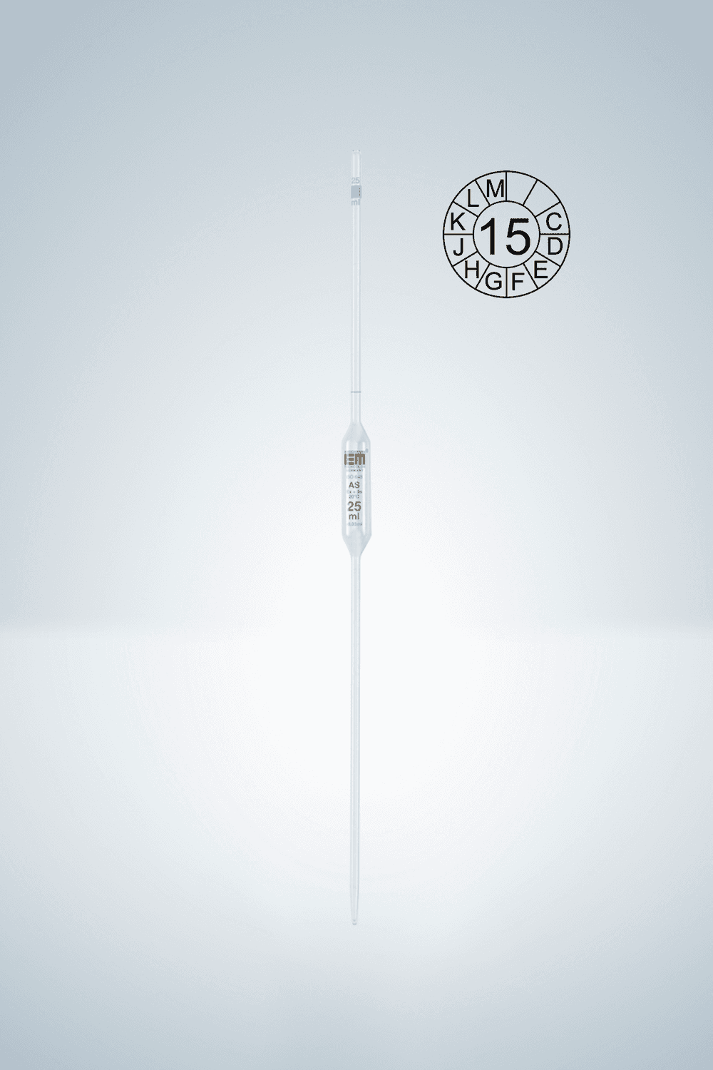 Pipette jaugée 1 trait classe AS