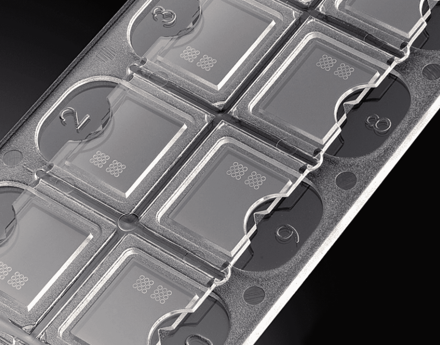 Cellule à numération à usage unique Vetriplast 10 puits