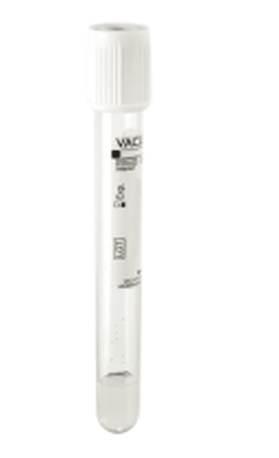 Tube sous vide Vacutest® en PET 5ml/7ml EDTA K2 + gel bouchon blanc stérile