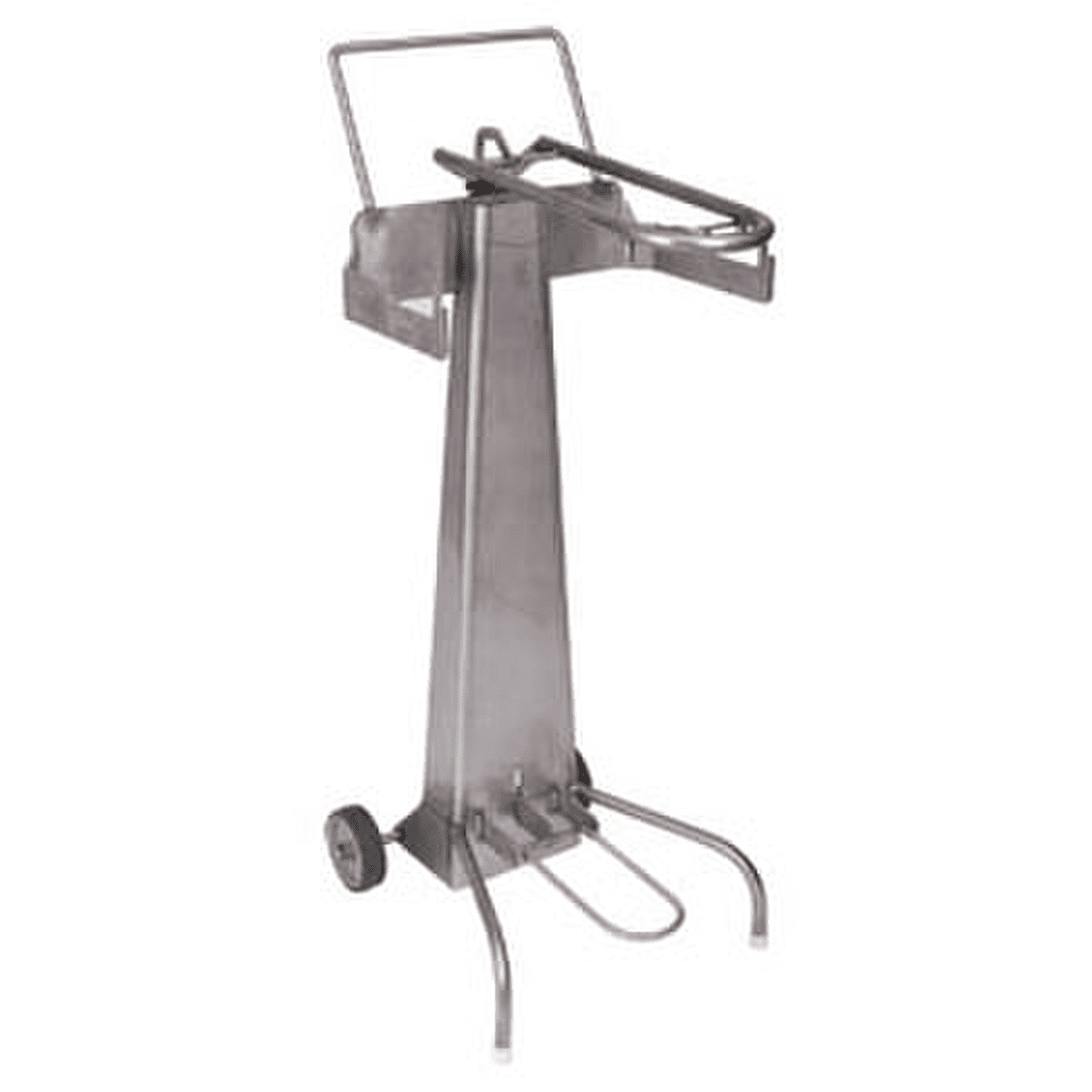 Chariot en inox à pédale pour fûts DASRI Pacazur® 30, 50 et 60L