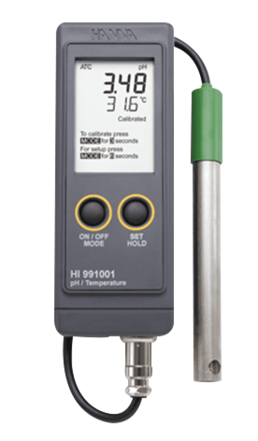 pH/T°-mètre compact et étanche HI 991001