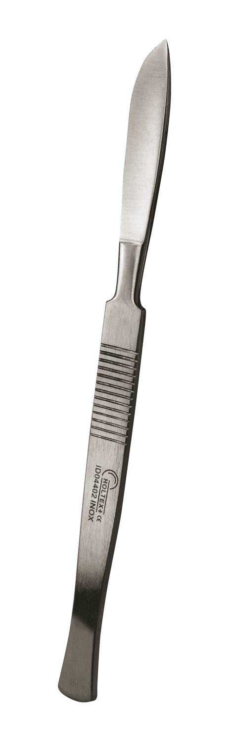 Scalpel fixe en inox 17cm/lame 50mm