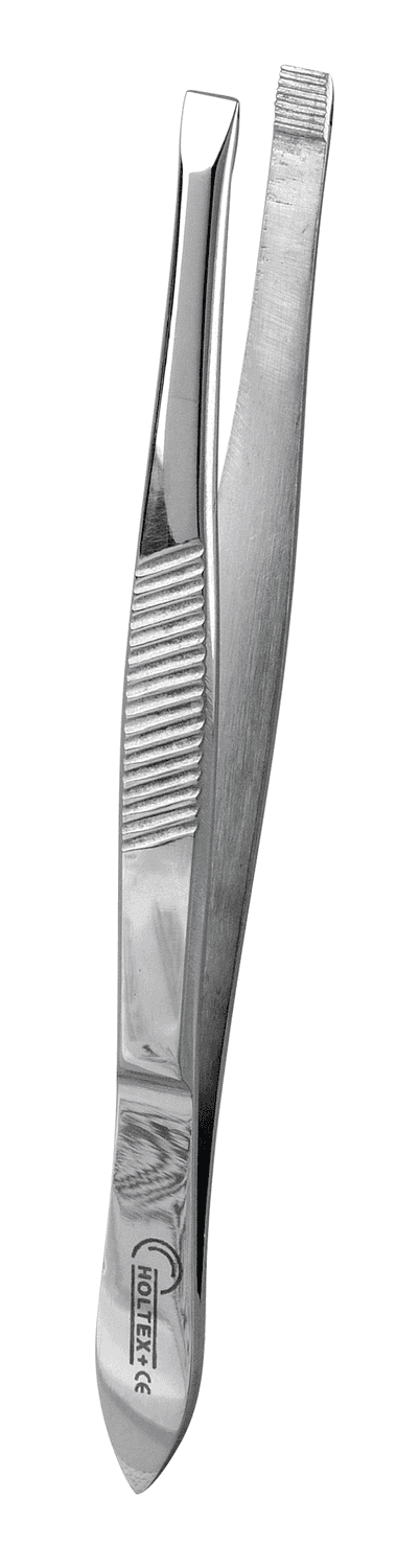Pince à épiler de Hunter en inox 8cm